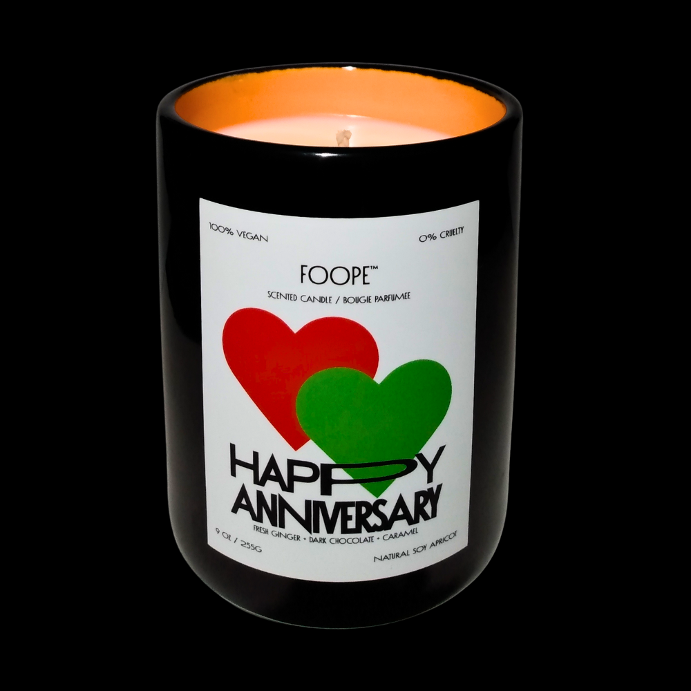 FOOPE Scented Candle – Happy Anniversary 9 oz