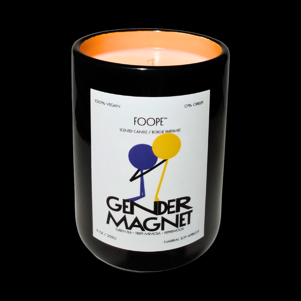 FOOPE Scented Candle – Gender Magnet 9 oz