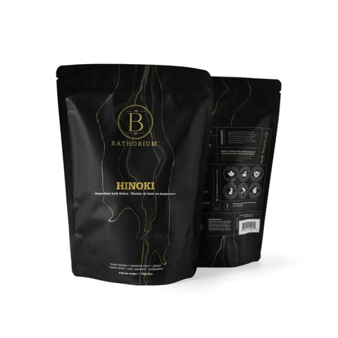 Bathorium Hinoki Magnesium Bath Flake Soak – Large Bag (750g)