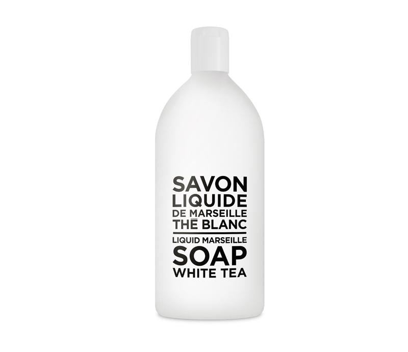 SAVON DE MARSEILLE White Tea Liquid Soap 1000ml Refill