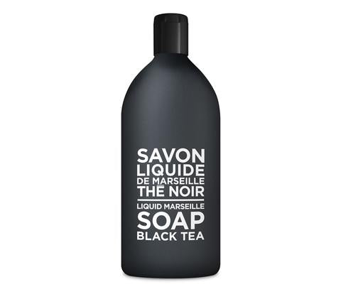 SAVON DE MARSEILLE Black Tea Liquid Soap 1000ml Refill