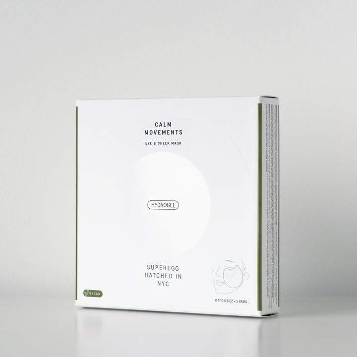 SUPEREGG - CALM MOVEMENTS EYE & CHEEK MASK 5 PACK