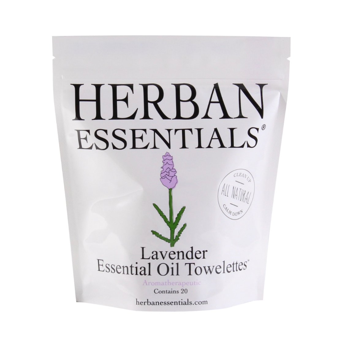 HERBAN ESSENTIALS Lavender Towelettes