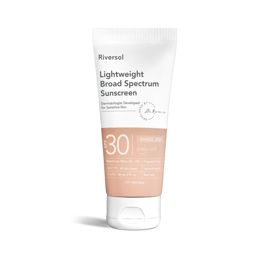 Riversol SPF 30 Lightweight Broad Spectrum Sunscreen Shade 200