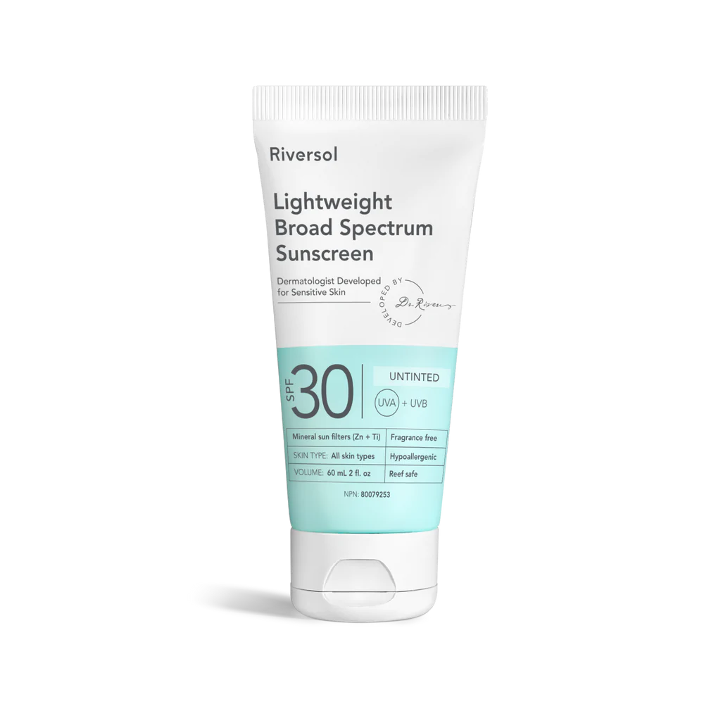 Riversol SPF 30 Lightweight Broad Spectrum Sunscreen Untinted
