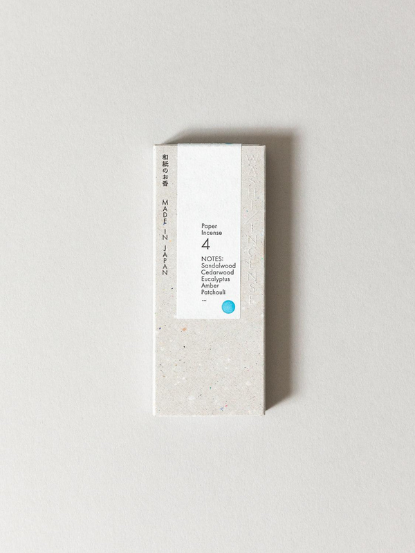 MORIHATA - Washi Paper No 4 Incense Strips, Mellow Grove