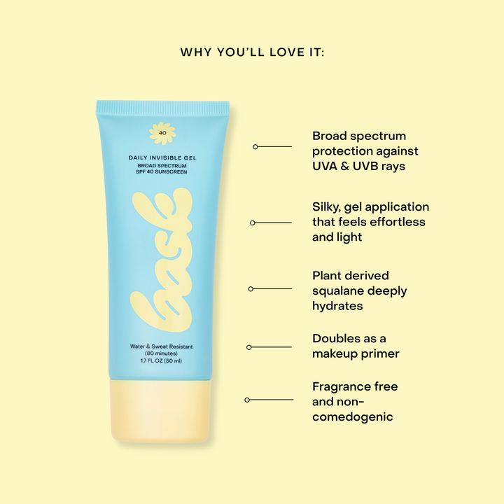 BASK - Daily Invisible Gel SPF 40 Sunscreen