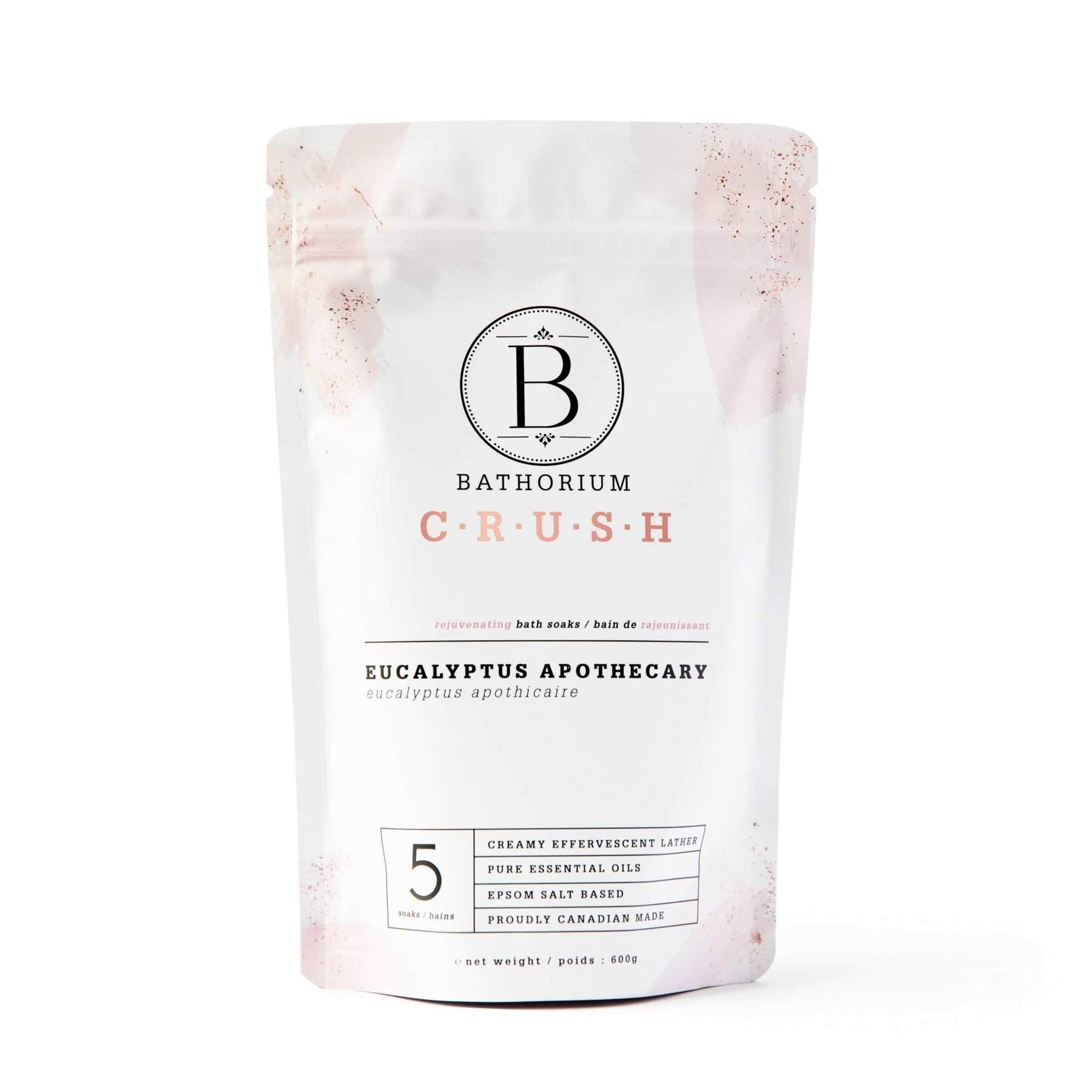 BATHORIUM CRUSH SOAK LARGE - EUCALYPTUS APOTHECARY 600g