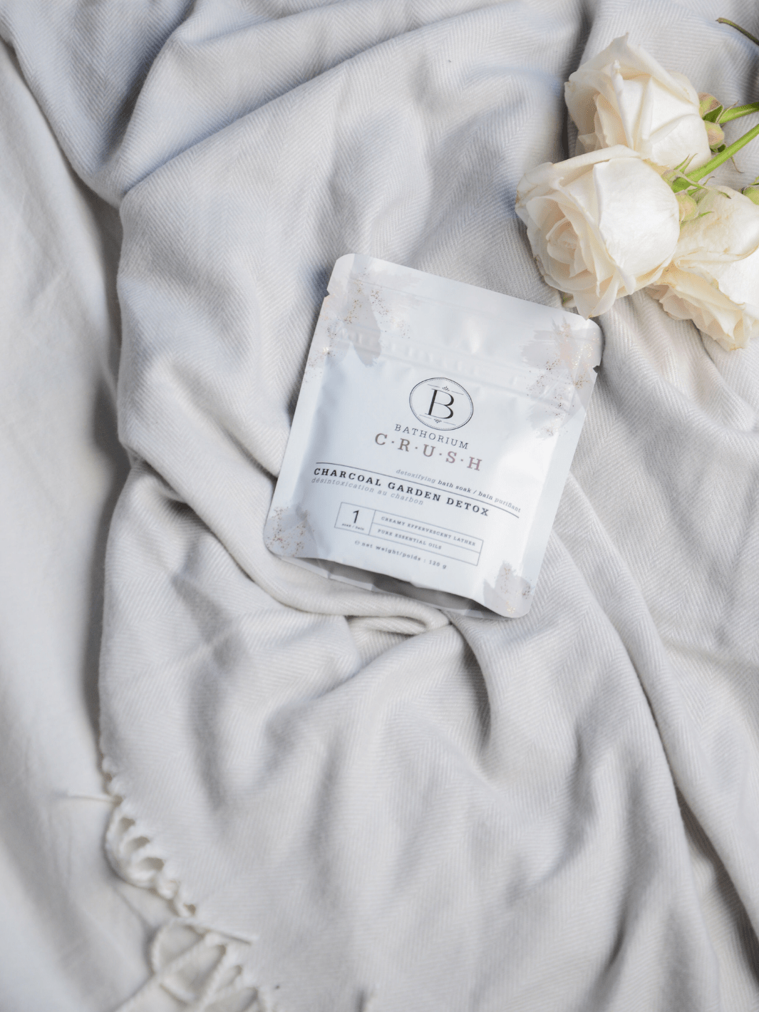 BATHORIUM CRUSH SOAK SINGLE - CHARCOAL GARDEN DETOX 120g