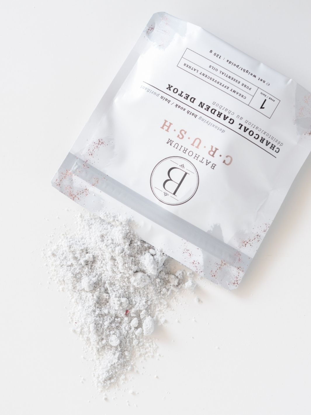 BATHORIUM CRUSH SOAK LARGE - CHARCOAL GARDEN DETOX 600g