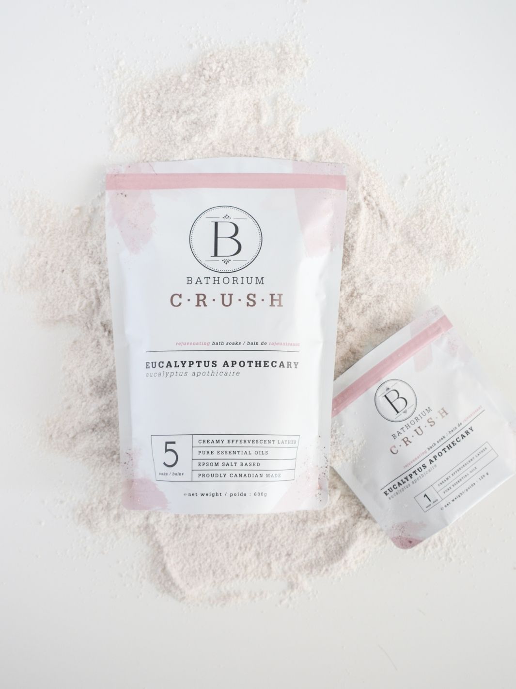 BATHORIUM CRUSH SOAK LARGE - EUCALYPTUS APOTHECARY 600g