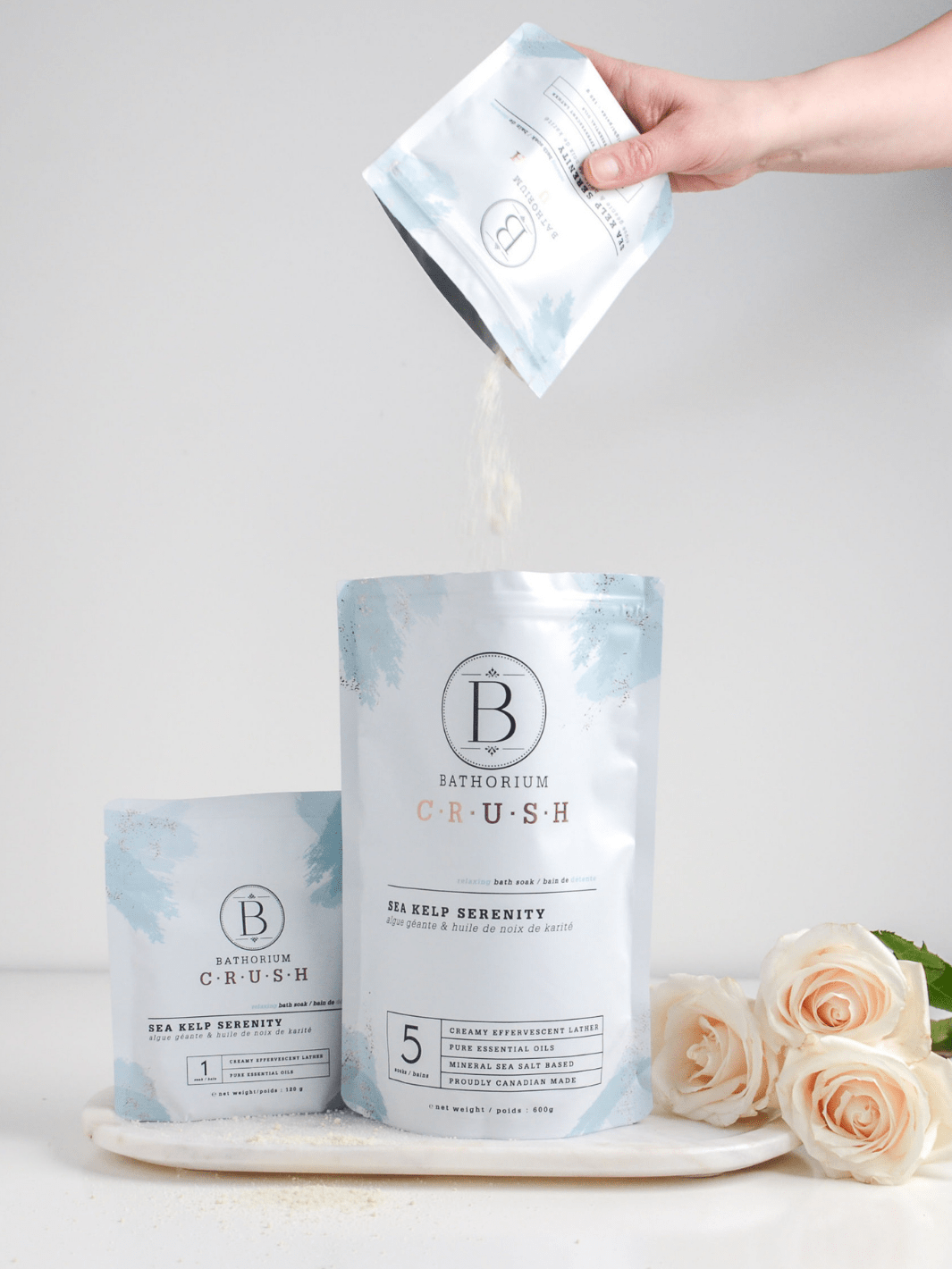 BATHORIUM CRUSH SOAK LARGE - SEA SALT SERENITY 600g