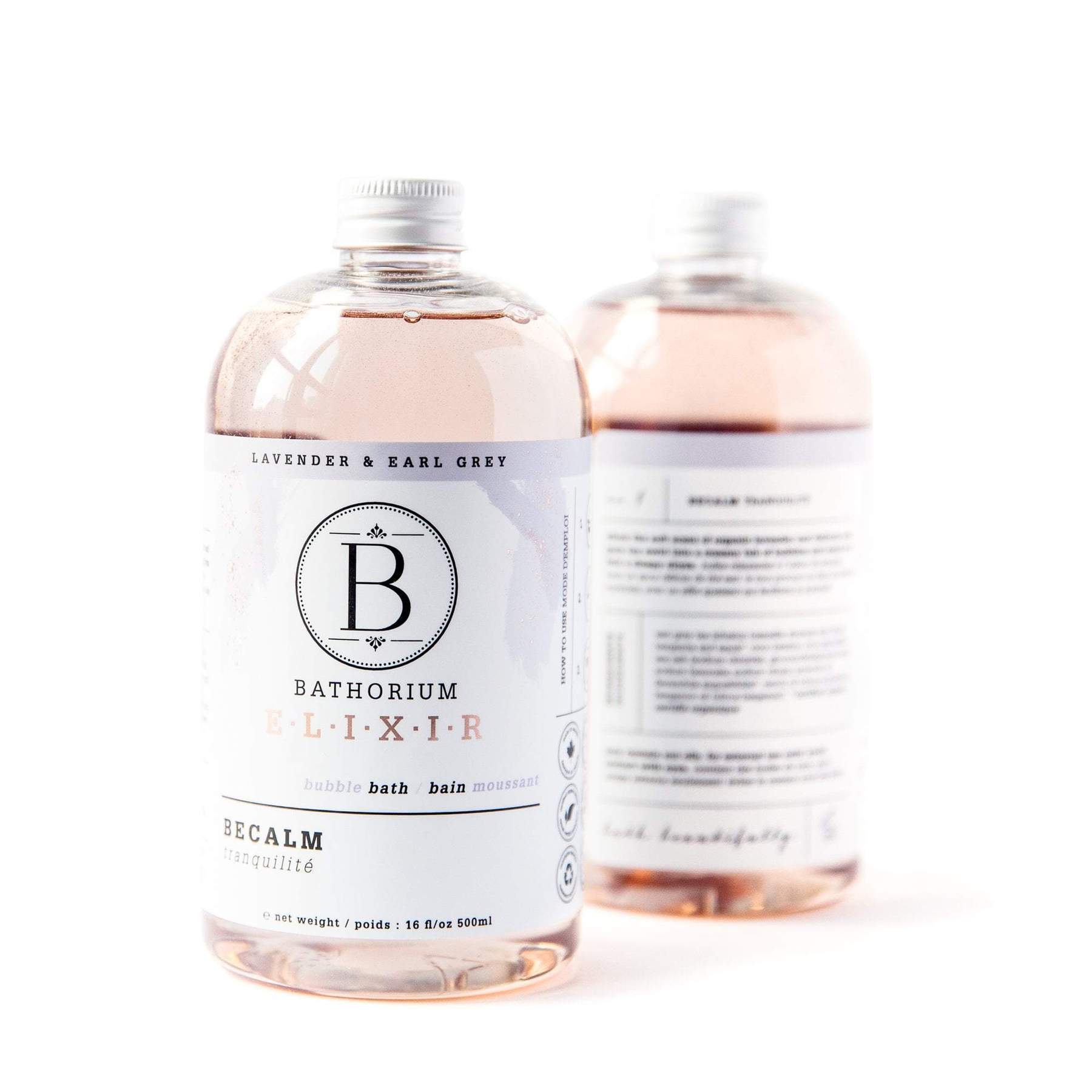 BATHORIUM BECALM LAVENDER & EARL GREY BUBBLE ELIXIR 500ml