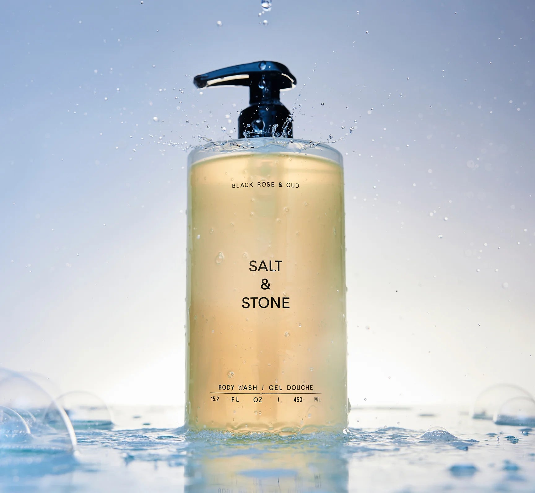 SALT & STONE - Black Rose & Oud Body Wash