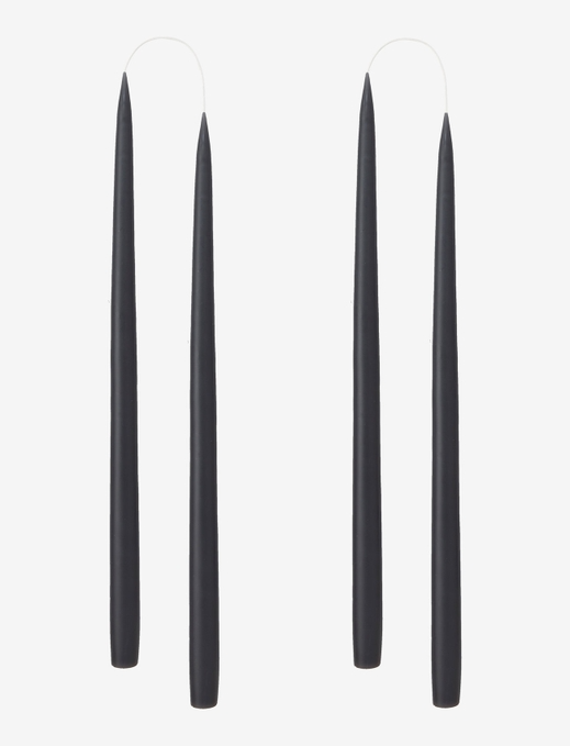 Danish 12" Taper Candle - Midnight Black
