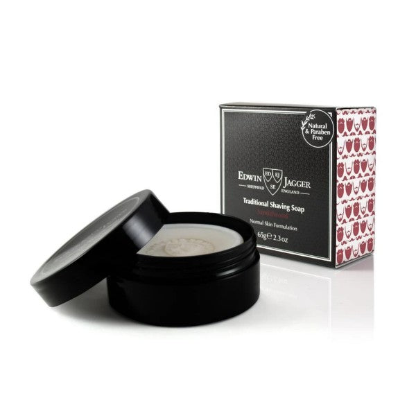 EDWIN JAGGER - Sandalwood Natural Shaving Soap in Travel Container