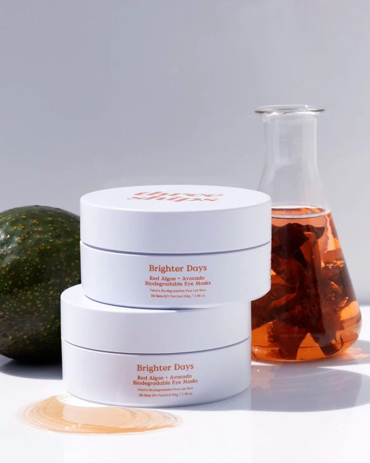 THREE SHIPS - Brighter Days Red Algae + Avocado Biodegradable Eye Masks