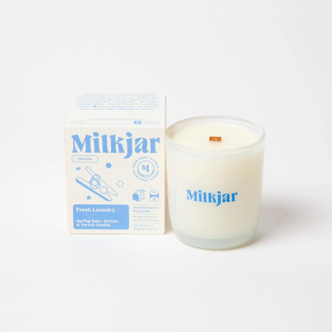 MILKJAR Candles - Fresh Laundry 8oz