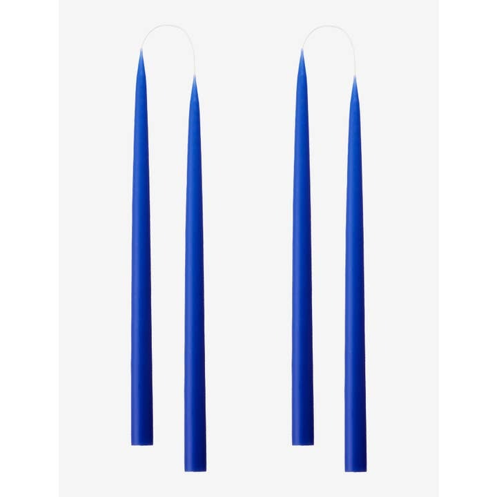Danish 12" Taper Candle - Bright Cobalt Blue