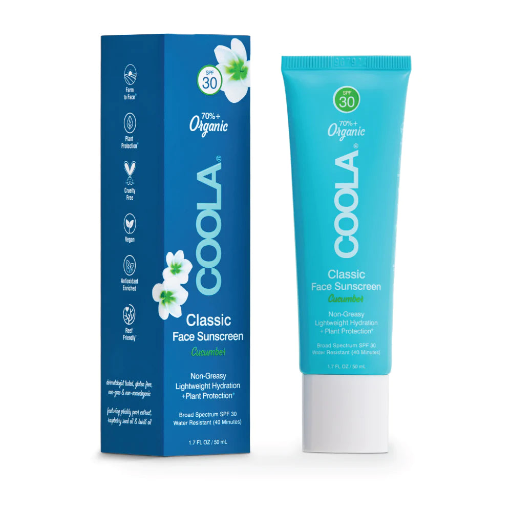 Coola Classic Face Organic Sunscreen Cucumber