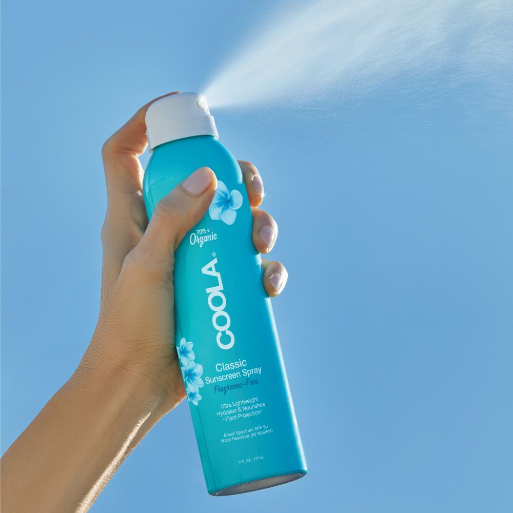 Coola Eco-Lux Body SPF 50 Organic Sunscreen Spray - Fragrance Free