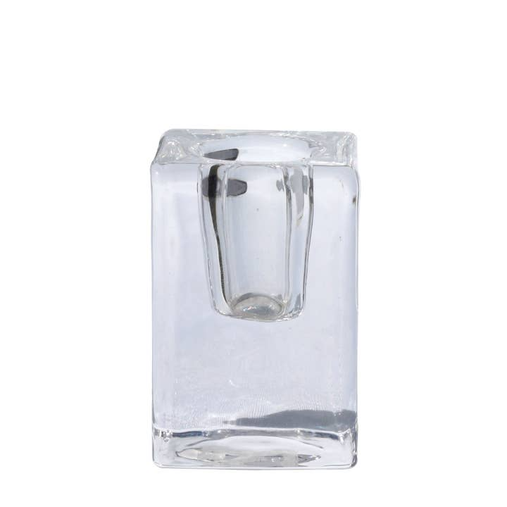 Danish 'ICE BLOCK' Candle Holder - Short