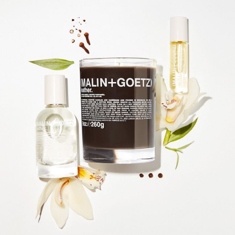 Malin + Goetz Leather Candle
