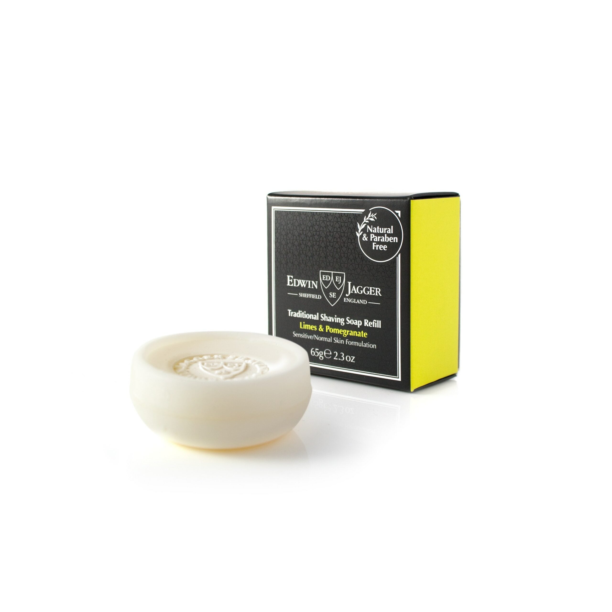 EDWIN JAGGER - Limes and Pomegranate Natural Shaving Soap Refill