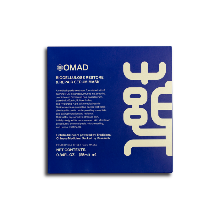 OMAD Bio Cellulose Restore & Repair Serum Mask – Box (4 Sheets)