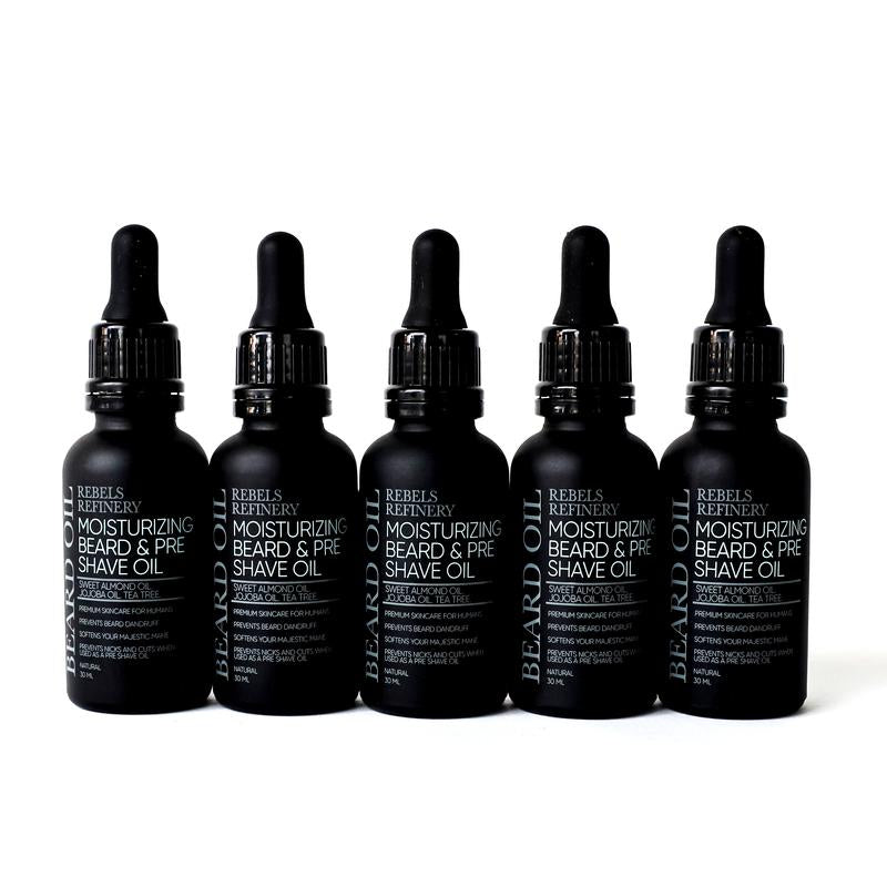 REBELS REFINERY - MOISTURIZING BEARD & PRE-SHAVE OIL